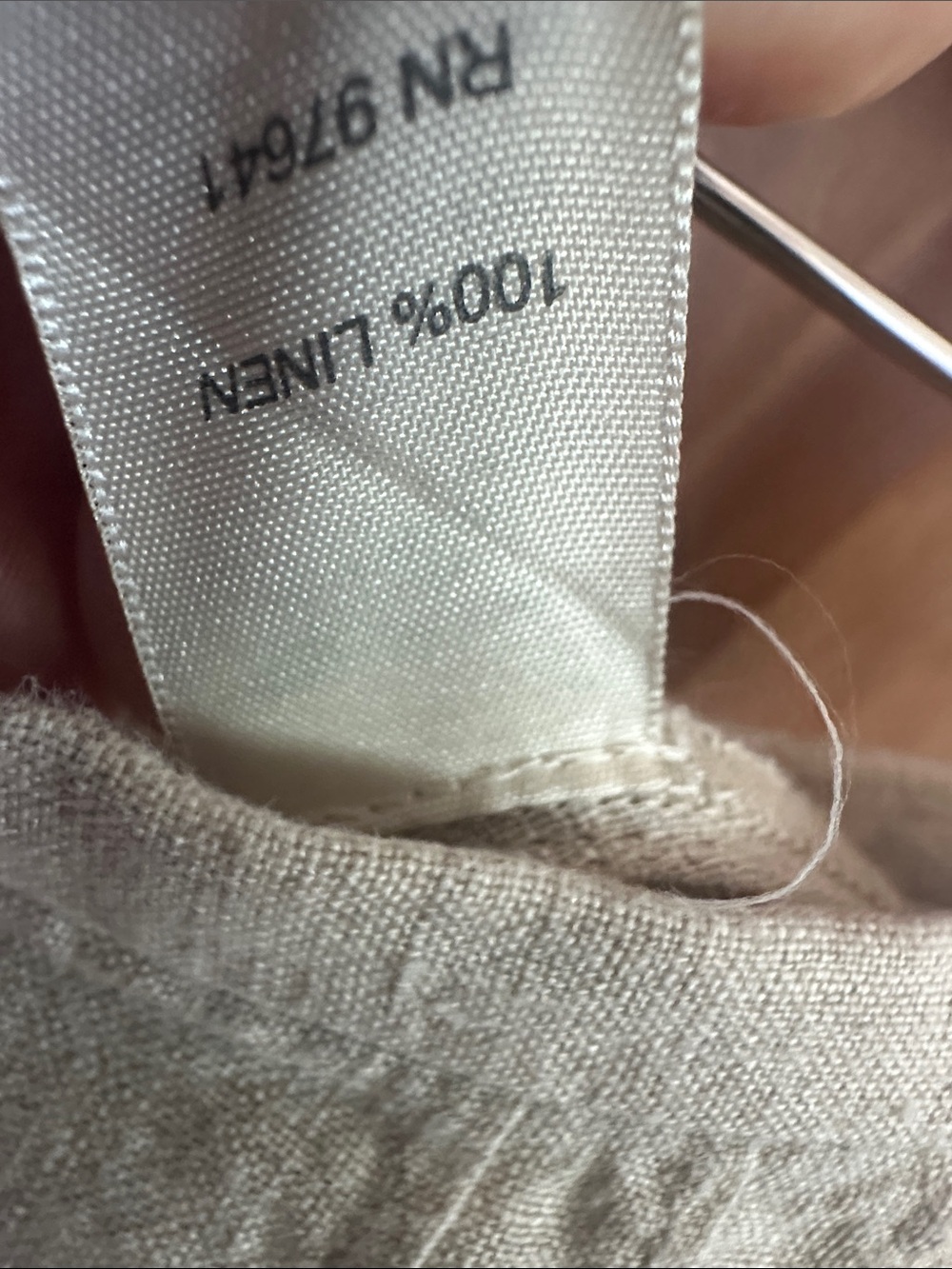 J. Jill Beige Linen Maxi Skirt - Picture 3 of 7